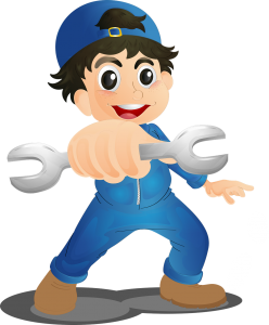 ATIS plumber mascot
